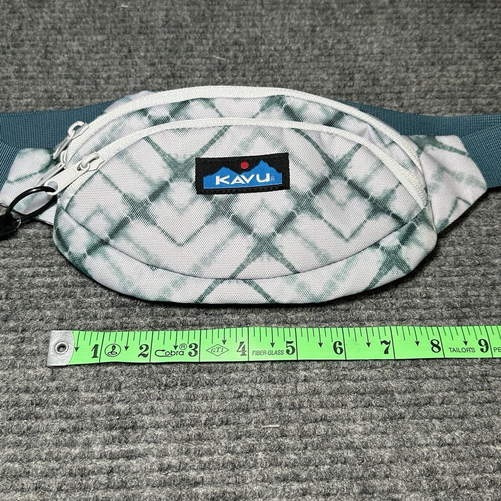 Kavu SPECTATOR Waist Pack Belt Canvas Bag‎ Fanny Pack Pouch OCEAN DYE NWT! - Picture 5 of 6